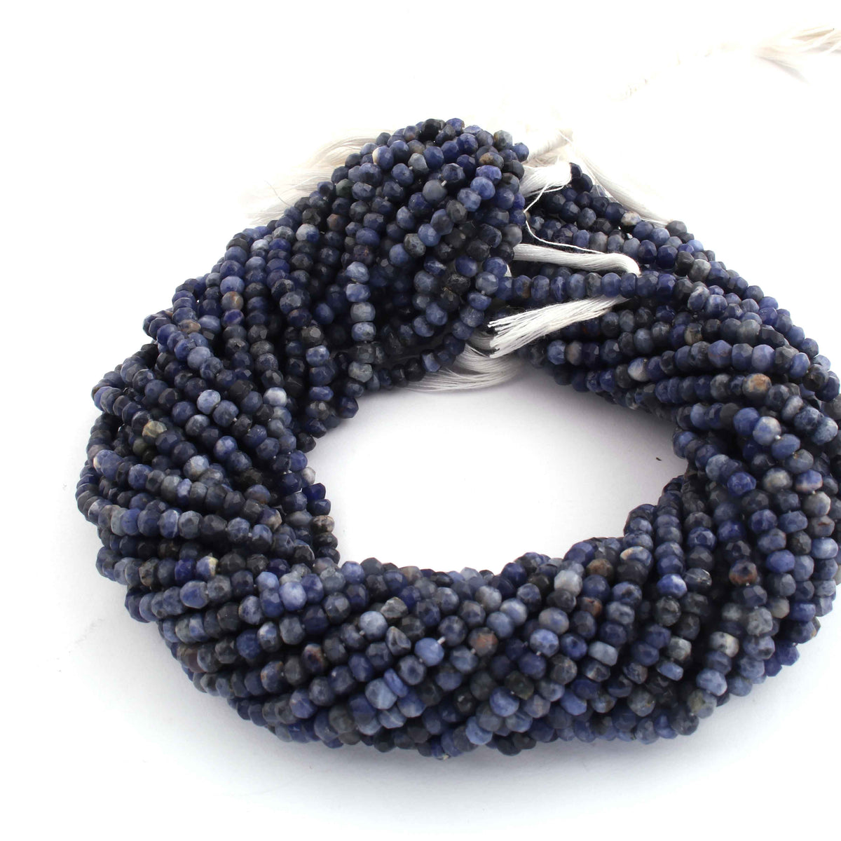 AAA Sodalite Micro Faceted - 4mm -Beads RB0142