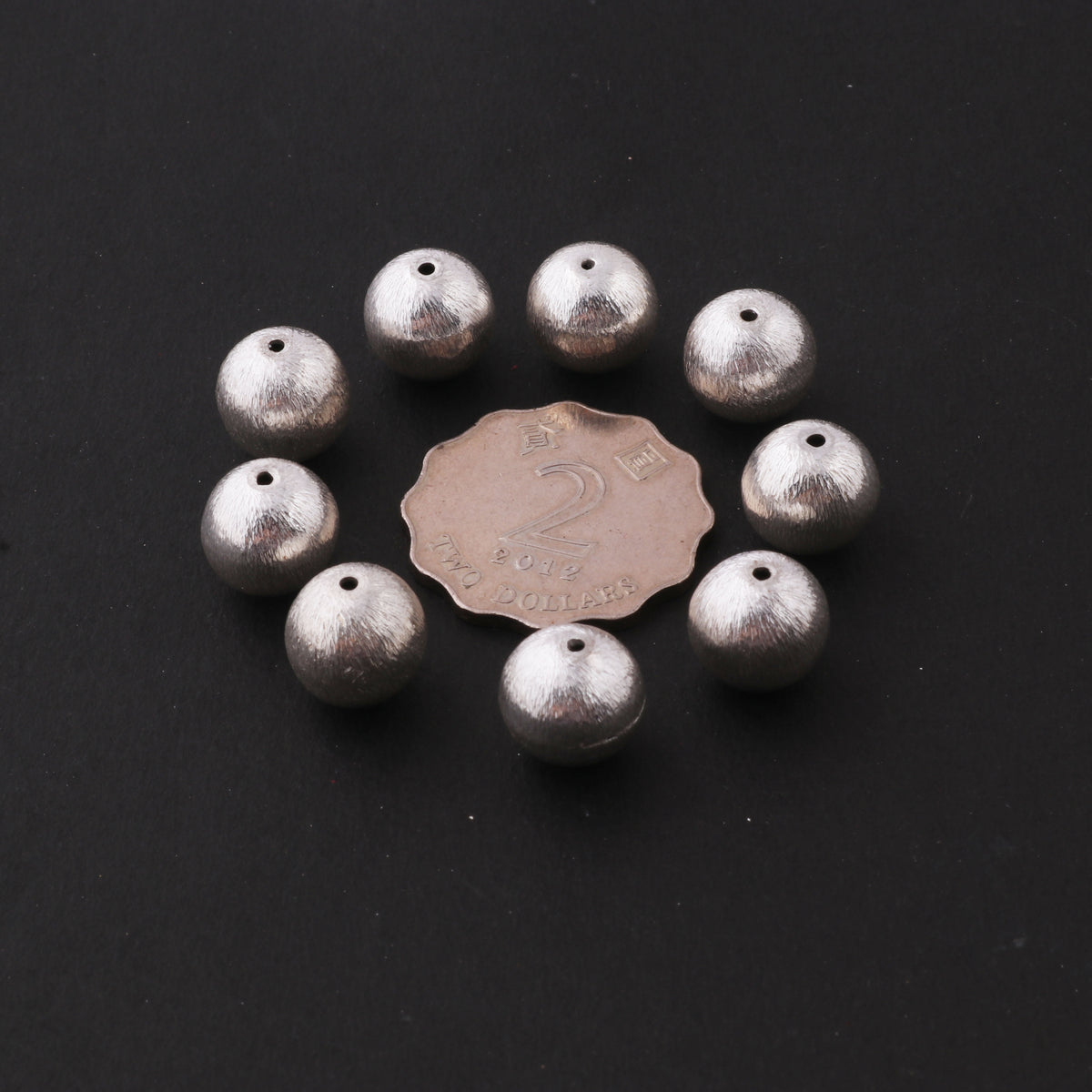 1 Strands Silver Plated Copper Ball Beads, Brush Copper Beads, Copper Ball, Jewelry  Making 12 mm 8 Inches, GPC080