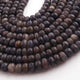 1 Strand Shaded Iolite Smooth Rondelles- Semi Precious Gemstone Iolite Rondelles Beads - 8mm-9mm-9 Inches BR03278