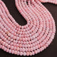 1 Strand Pink Opal Faceted Rondelles Beads - Semi Precious Gemstone Pink Opal Beads- 9mm-10mm-12.5 Inches BR02468