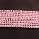 1 Strand Pink Opal Faceted Rondelles Beads - Semi Precious Gemstone Pink Opal Beads- 9mm-10mm-12.5 Inches BR02468