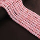 1 Strand Pink Opal Faceted Rondelles Beads - Semi Precious Gemstone Pink Opal Beads- 9mm-10mm-12.5 Inches BR02468