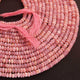 1 Strand Pink Opal Smooth Roundells Beads- Semi Precious Gemstone Pink Opal Roundells 5mm-6mm 12.5 Inches BR02869