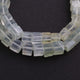 1 Strand Prehnite Faceted Cube Briolettes- Prenite Briolettes 8mm - 12 inches BR1369