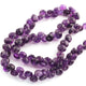 1 Strand Amethyst Faceted Briolettes -Onion Shape Briolettes -7mmx8mm- 18 Inches BR1358