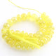 1  Strand Yellow Chalcedony Faceted Rondelles - Yellow Chalcedony Roundles Beads 8mm-9mm- 8 Inches BR1366