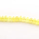 1  Strand Yellow Chalcedony Faceted Rondelles - Yellow Chalcedony Roundles Beads 8mm-9mm- 8 Inches BR1366