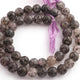 1 Long Strand Black Rutile Faceted Briolettes -   Round Balls  Beads 8mm 14 Inches BR1507