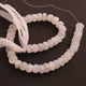 1 Strand White Rainbow Moonstone Faceted Rondelles - Roundelle Beads 6mm-7mm 8 Inches BR1514