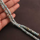 1  Long Strand Larimar Faceted Roundels -Round  Shape  Roundels 6mm-8 Inches BR1521