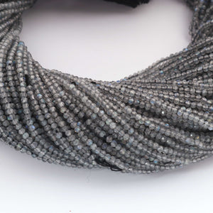 AAA   Labradorite  Micro Faceted 2mm  Beads- RB556 - Tucson Beads