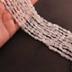 1  Long Strand White Rainbow Moonstone Faceted Briolettes  -Oval Shape Briolettes  7mmx6mm - 13mmx6mm -13 Inches BR1542