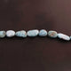 1  Strand Larimar Smooth Nuggets Beads- Smooth Nuggets -17mmx13mm-28mmx13mm 8.5Inch. BR1548