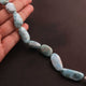 1  Strand Larimar Smooth Nuggets Beads- Smooth Nuggets -17mmx13mm-28mmx13mm 8.5Inch. BR1548