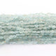 1 Strands Aquamarine Smooth Carved Finest Quality  Smooth Carved Beads 4mmx3mm-7mmx3mm 13 inches BR1563