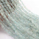 1 Strands Aquamarine Smooth Carved Finest Quality  Smooth Carved Beads 4mmx3mm-7mmx3mm 13 inches BR1563