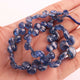 1 Long Strand Blue kyanite  Smooth Briolettes -Heart Shape Briolettes - 6mm-13mm - 12 Inches BR1591