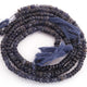 1 Strand AAA Quality Iolite  Faceted Rondelle - Iolite Gemstone  Beads 4mmx5mm -6mmx7mm13.5 Inches BR1598