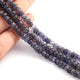 1 Strand AAA Quality Iolite  Faceted Rondelle - Iolite Gemstone  Beads 4mmx5mm -6mmx7mm13.5 Inches BR1598