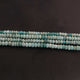 1  Long Strand Amazonite   Facered Rondelles - Roundelle Beads  6mm-8mm-13.5 Inches BR1600