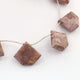 1 Strand Pink Jasper Faceted Rondelles - Fancy Shape Rondelles -22mmx20mm- 26mmx22mm - 9 Inches BR02084 - Tucson Beads