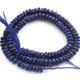 1  Strand Lapis Lazuli Faceted Gemstone Rondelles  - 6mm- 7mm - 14 Inches BR02669 - Tucson Beads