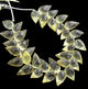 1 Strand Natural Lemon Quartz Faceted Tear Drop Briolettes - Semi Precious Gemstone Water Drop- Beautiful Jewelry Making Briolettes Beads - 11mmx7mm-15mmx8mm - 8 Inches - BR3518