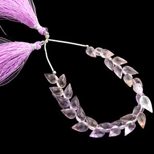 1 Strand Natural Ametrine Faceted Tear Drop Briolettes - Semi Precious Gemstone Water Drop- Beautiful Jewelry Making Briolettes Beads - 8mmx5mm-12mmx6mm - 7 Inches - BR3536