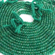 1 Strand Green Onyx Faceted Ball Beads - Gemstone Ball Beads 6mm 13 Inches BR1605