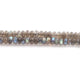 1 Strand  Labradorite Faceted Rondelles -   -6mm-12mm 14 Inches BR1633