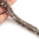 1 Strand  Labradorite Faceted Rondelles -   -6mm-12mm 14 Inches BR1633