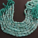 1 Strand Amezonite Faceted Nuggets Beads- Faceted Nuggets -10mmx6mm-13mmx9mm 10-Inches BR03258