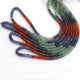 1  Long Strand Multi  Kyanite Faceted Rondelles -Gemstone Rondelles 4mm-5mm-15 Inches BR02531 - Tucson Beads