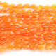 1 Strand Carnelian Faceted Oval Shape Briolettes - Oval Shape Briolettes 4mm-8mm-13mmx9mm 8.9 Inches BR1650