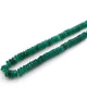 1  Strand  Green Onyx  Faceted Heishi Tyre Shape Gemstone Beads,  Green Onyx  Tyre Wheel Rondelles Beads, 11mm -14 Inches BR1661