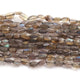 1  Long Strand  Labradorite Faceted Briolettes - Oval Shape  Briolettes -6mmx4mm- 11mmx5mm-12 Inches BR1692