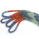 1 Long Strand Multi Kyanite Faceted Roundelles - Gemstone Rondelles 3mm-4mm-16 Inches BR03495 - Tucson Beads