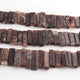 1  Strand Brown Jasper Faceted  Briolettes  -Rectangle Briolettes  -13mmx8mm-30mmx9mm -8.5 Inches BR01588 - Tucson Beads