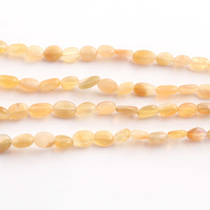 1 Strand Natural Ethiopian Welo Opal Smooth Briolettes,Opal Oval Beads, Fire Opal Briolettes 5mmx2mm-6mmx4mm 16 Inches BR1748