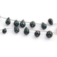 1 Strand  Dyed Emerald Faceted Tear Drop Briolettes- Emerald Gemstone Briolette 7mmx4mm-13mmx9mm BR1759