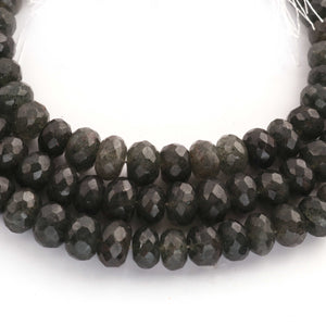 1 Strand Vesuvianite Faceted Rondelles -  9mm 8 Inch BR1778