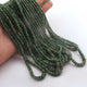 1  Long Strand  Emerald  Faceted Roundells - Semi Precious Gemstone Rondelles Beads-3mm-6mm-18 Inches BR03233 - Tucson Beads