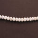 1  Strand White Silverite Faceted Rondelles  - Gemstone Rondelles - 7mm 8 Inches BR1774