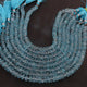 1 Strand Genuine Blue Topaz Faceted Rondelles-Semi Precious Gemstone Rondelles Beads 7mm-8mm -9 Inches BR03255 - Tucson Beads