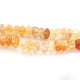 1 Strand  Golden Rutile Faceted Rondelles-  9mm-10mm, 6 Inches BR1763