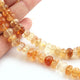 1 Strand  Golden Rutile Faceted Rondelles-  9mm-10mm, 6 Inches BR1763