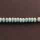 1 Long Strand Amazonite Faceted Rondelles -  7mm-10mm 8 Inches BR1765