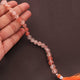 1 Strand Orange Rutile Faceted Ball Beads 7mm 8 Inches BR1810