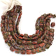 1 Strand Unakite Faceted Chicklet Beads- Faceted Chicklet Briolettes - 7mm-10mm 8 Inches BR1821