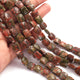 1 Strand Unakite Faceted Chicklet Beads- Faceted Chicklet Briolettes - 7mm-10mm 8 Inches BR1821